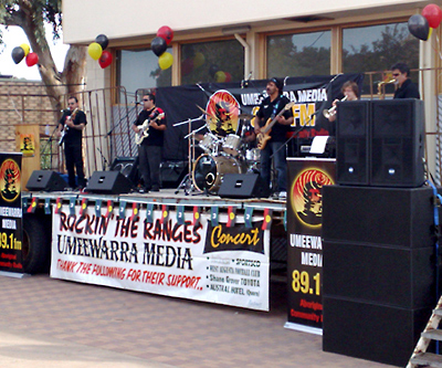 Rock the Ranges Concert Umeewarra Media 31/5/08