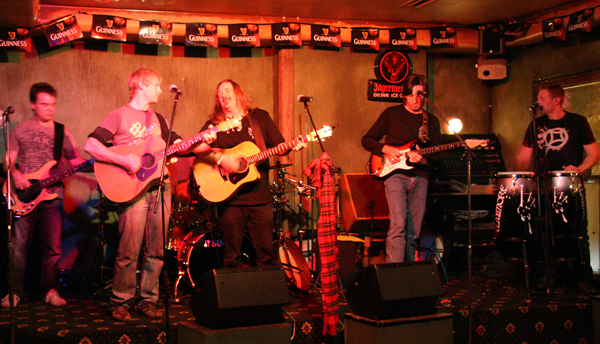 Scottish song in an Irish pub