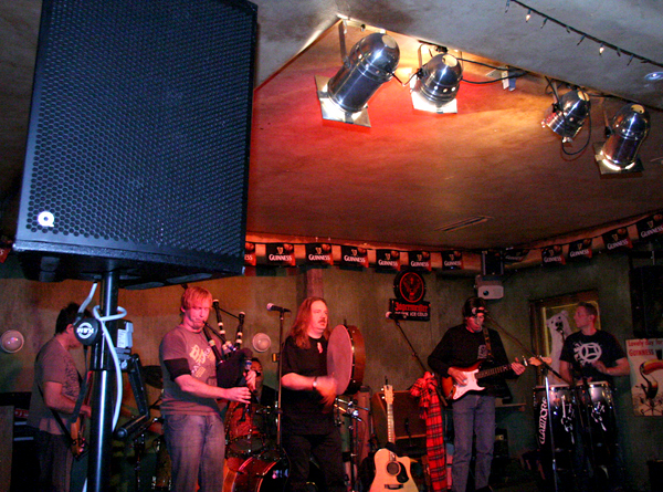 Quest 12FR at Celtic rock band Claymore gig